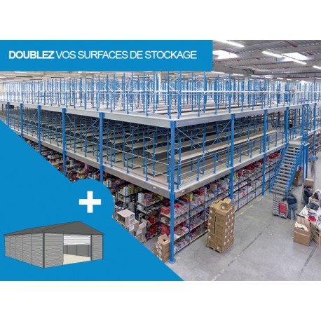 Plateforme - Mezzanine pour locaux professionnels : Salles de sport, Magasins, Showrooms…